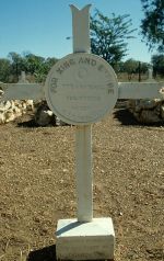 Trooper Waddell's grave in Colesberg G of R